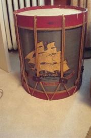 Great old drum table.