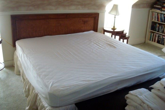 King bed with mattress set.