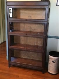 Clean, antique barrister bookcase.