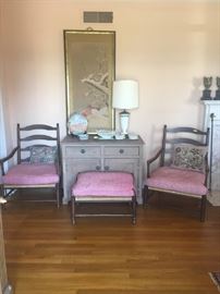 Nice pair of country French chairs.