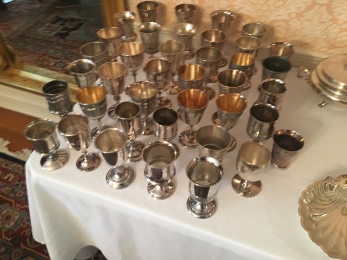 Silver Plate Goblets - many patterns to chose from