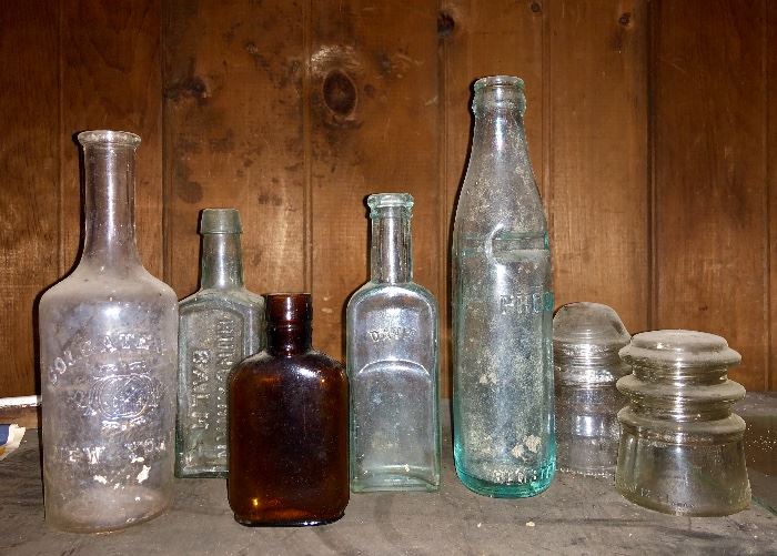 A few cool antique bottles 