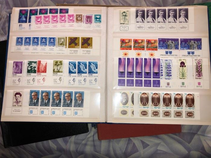 ANOTHER BOOK OF STAMPS - ISRAEL AND USA