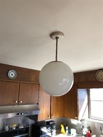 FOUR MATCHING MID-CENTURY MODERN FIXTURES (ONE PICTURED)