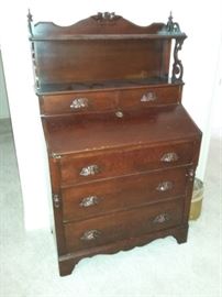 Eastlake Drop Front Secretary Chest