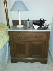 Vintage marble top Wash Stand