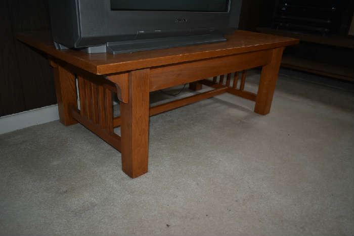 MISSION STYLE COFFEE TABLE