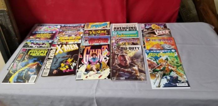 Lot of 20 Varied Comic Books CoD, XMen, Batgirl ...