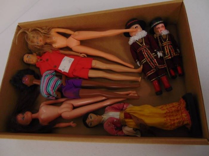 Lot of Various Dolls Barbie  Ken Included