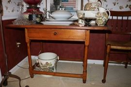 Antique Serving  Bakers Table 