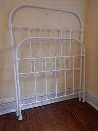 PAIR OF TWIN IRON BEDS