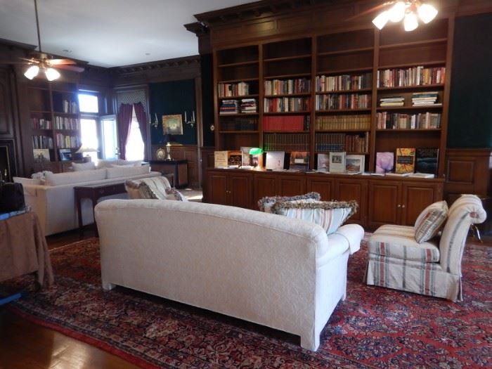 SOFAS, CHAIRS BOOKS