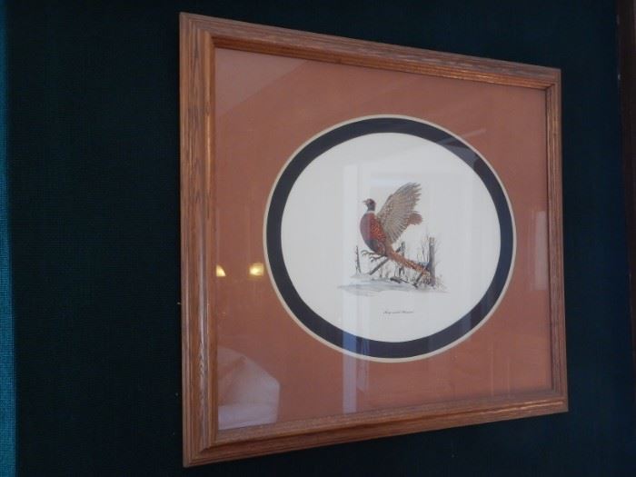 FRAMED BIRD PRINT