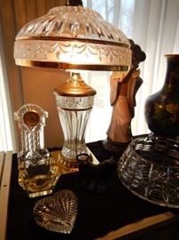PAIR OF THESE CRYSTAL LAMPS