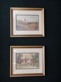 HUNT SCENE PRINTS