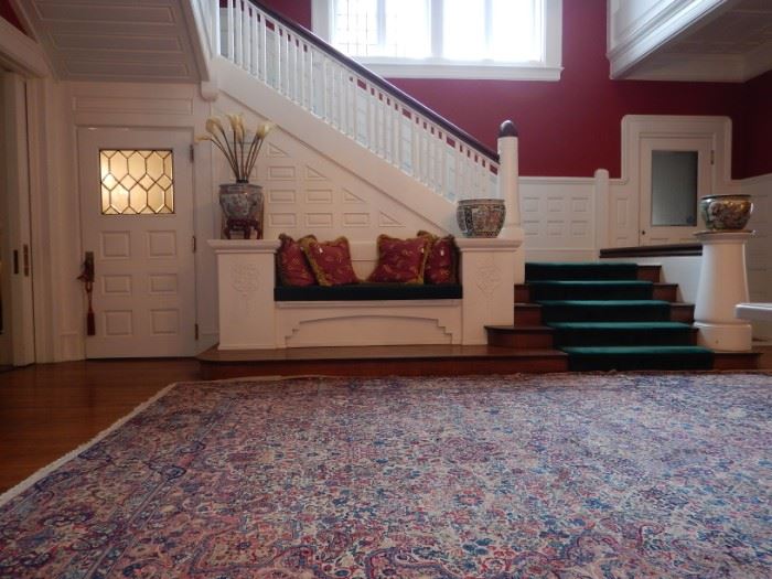 CENTER HALL 11'6"X16'6" PERSIAN STYLE RUG
