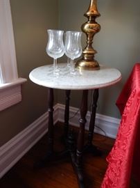 MARBLE TOP TABLE