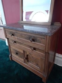 MARBLE TOP CHEST