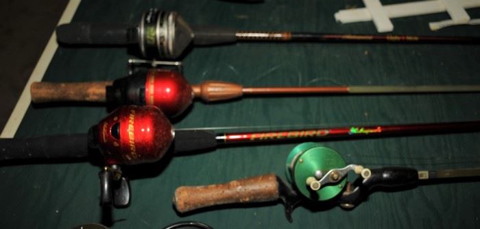 CASTING RODS AND REELS 