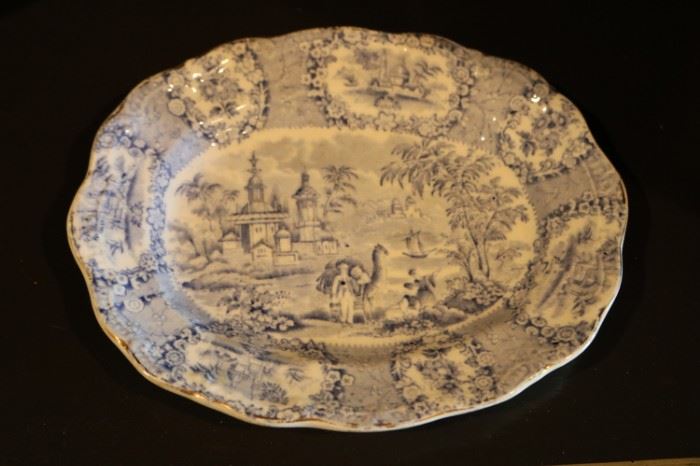 Ridgway Oriental Blue plate