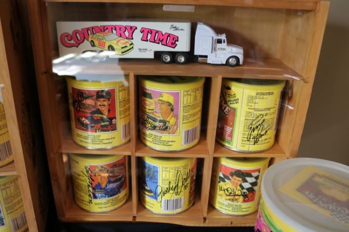 Autographed Country Time Cans