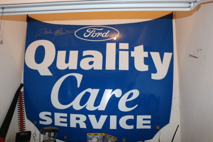 Dale Jarrett Autographed Nascar Hood
