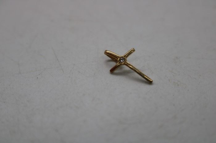 Gold Cross Pendant
