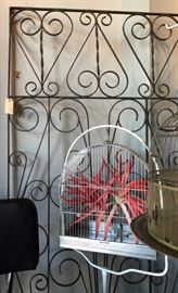 Large New Orleans Door Insert                                        Vintage Bird Cages
