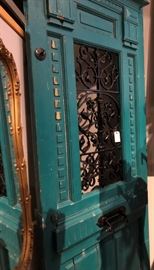 French Door w Black Iron Hardware