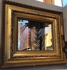 Antique Gold Framed Mirror