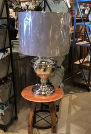 Light and Living Lamps                                                                 Wine Barrel Table