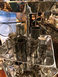 Vintage Pewter and Silverplate