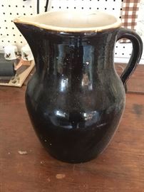 Vintage glazed pitcher 