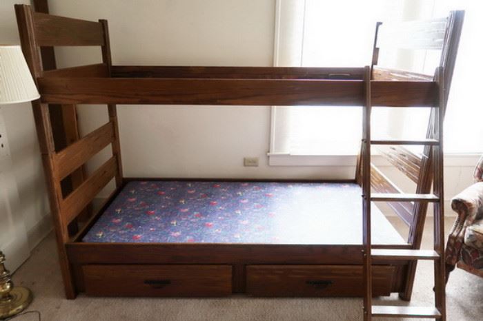 Ft. Worth Ranch Oak furniture, bunk beds