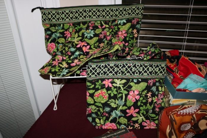 Vera Bradley Tote Purse & Hat