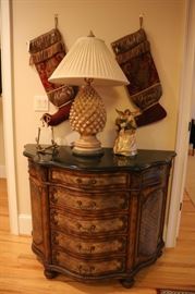 Marble top Bambay Chest of Drawers