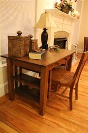Antique Craftsman Mission Style Desk