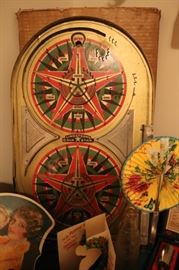 VINTAGE ANTIQUE 1934 "LINDSTROM'S GOLD STAR" TOY TABLETOP PINBALL MACHINE
