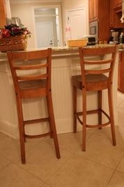 Wood Bar Height Bar stools