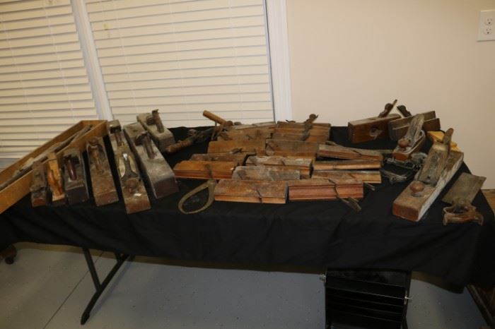 Antique carpenter's Woodworking Tools