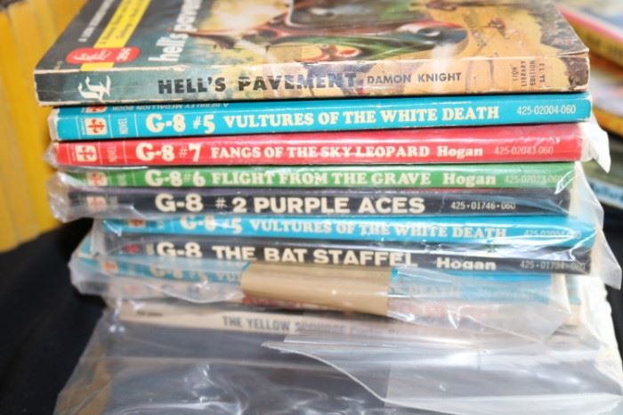 Vintage Sci-fi paperback Books