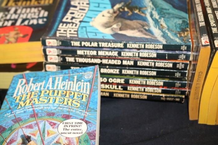 Vintage Sci-fi paperback Books
