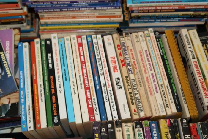 Vintage Sci-fi paperback Books