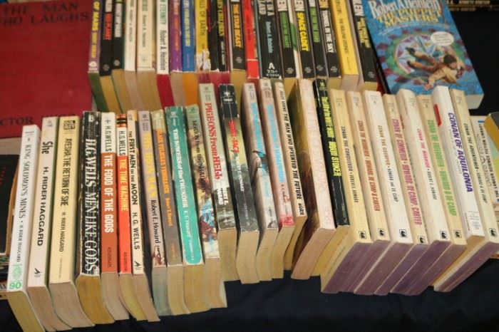 Vintage Sci-fi paperback Books