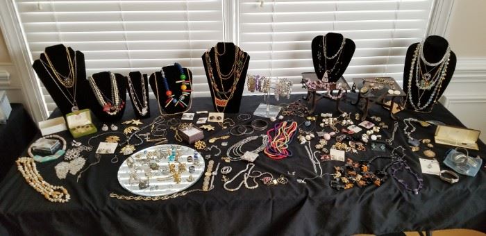 Vintage and New Costume Jewelry