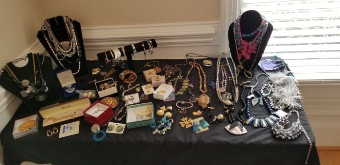 Vintage and New Costume Jewelry