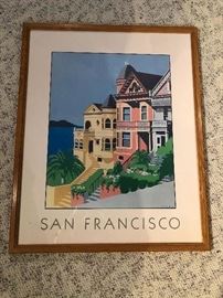 San Francisco Framed poster