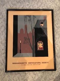 Massachusetts Historical Society Framed Poster