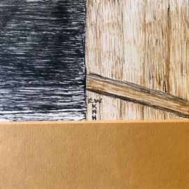 Etching By Kah, Signed