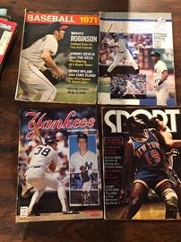 Yankees and Baseball 1971 magazines